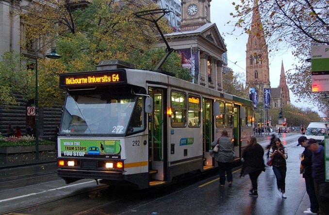 Tramwaje w Melbourne będą w całości zasilane energią słoneczną