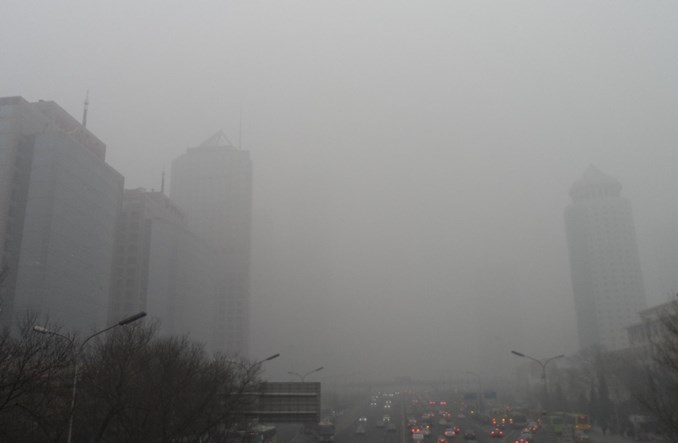 Pekin. Chińska policja antysmogowa