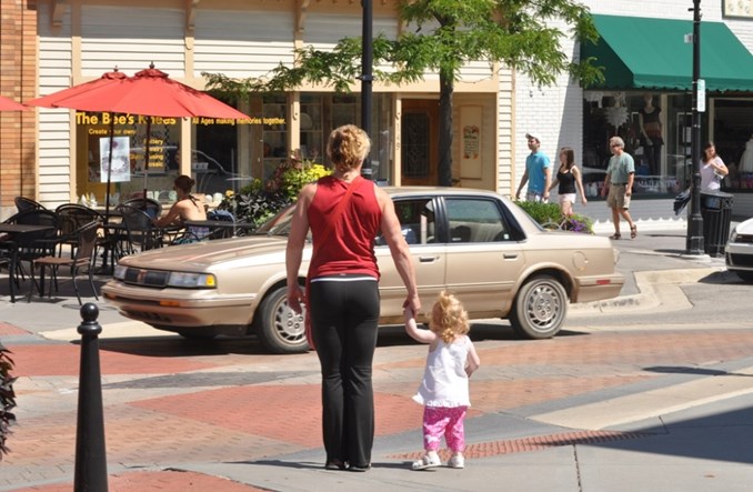 USA: Strefy piesze strefami premium