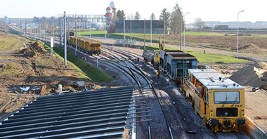 PKM. Gotowy wjazd od strony stacji Gdańsk Osowa