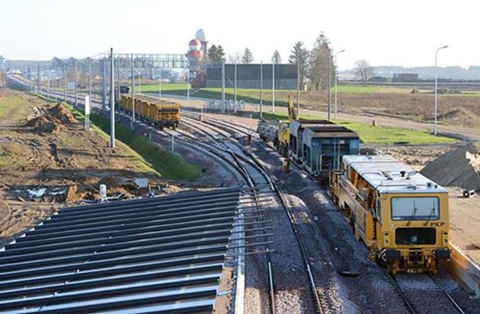 PKM. Gotowy wjazd od strony stacji Gdańsk Osowa