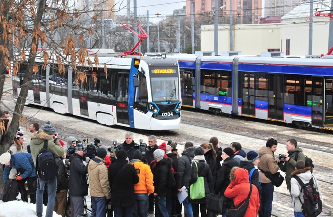 Szerokotorowy tramwaj Stadlera na testach w Samarze