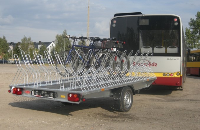 Rowerowe przyczepy autobusowe ponownie w akcji pod Poznaniem