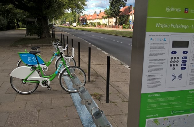 Szczecin z nowym, rozbudowanym rowerem Bike_S