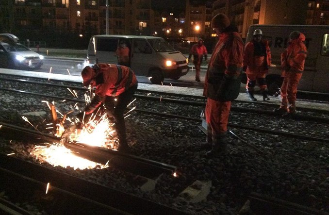 Olsztyn: Czwarta pęknięta szyna na trasie tramwaju. Zła jakość?