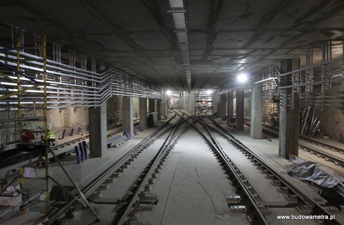 Metro na Targówku z rozbudowanym układem rozjazdów