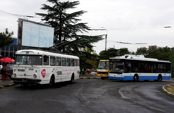 Krym: Prawie sto kilometrów... trolejbusem