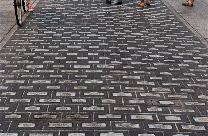 Łódź. Piotrkowska ułożona z nazwisk