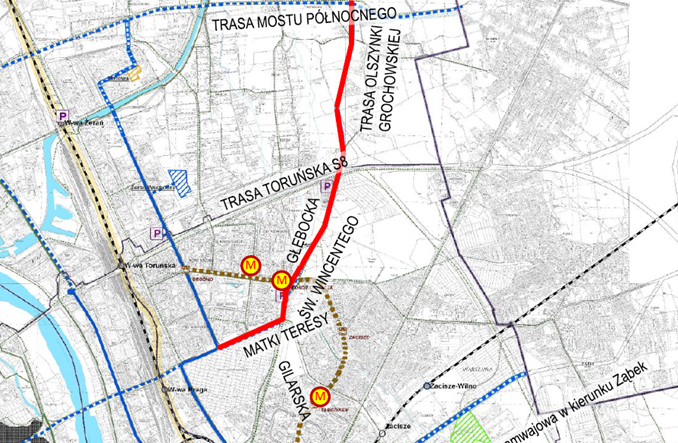 Warszawa: Przygotowania pełną parą do tramwaju na Zieloną Białołękę