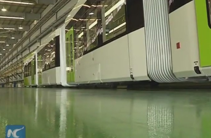 Pierwszy chiński tramwaj z superkondensatorem, czyli bez drutów