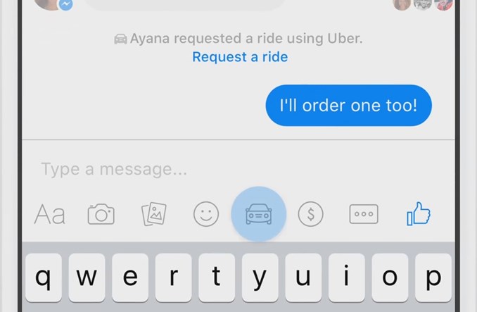 Uber łączy siły z Facebookiem. Na razie w USA