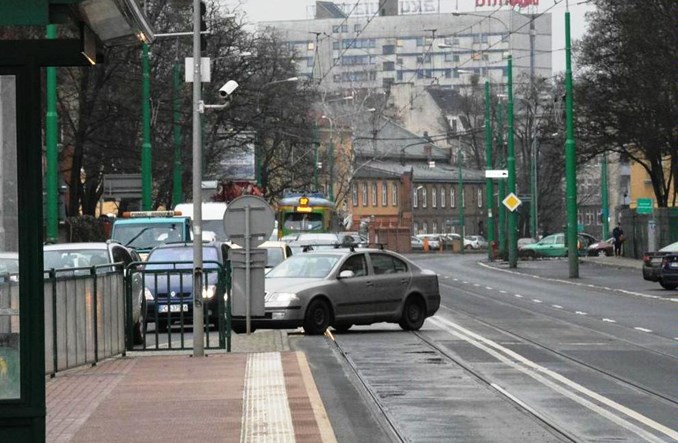 Poznań: Auta nie będą blokować tramwajów na Grunwaldzkiej