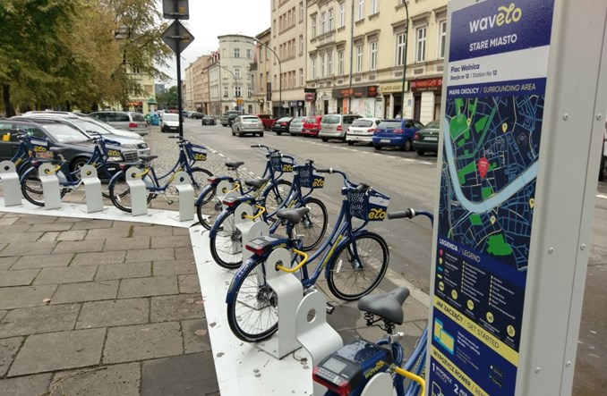 Kraków. Wavelo za pół ceny z Krakowską Kartą Rodzinną