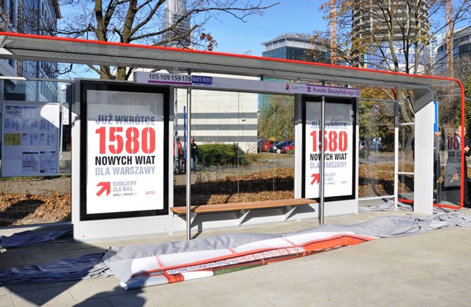 Warszawa z nową wiatą konkursową