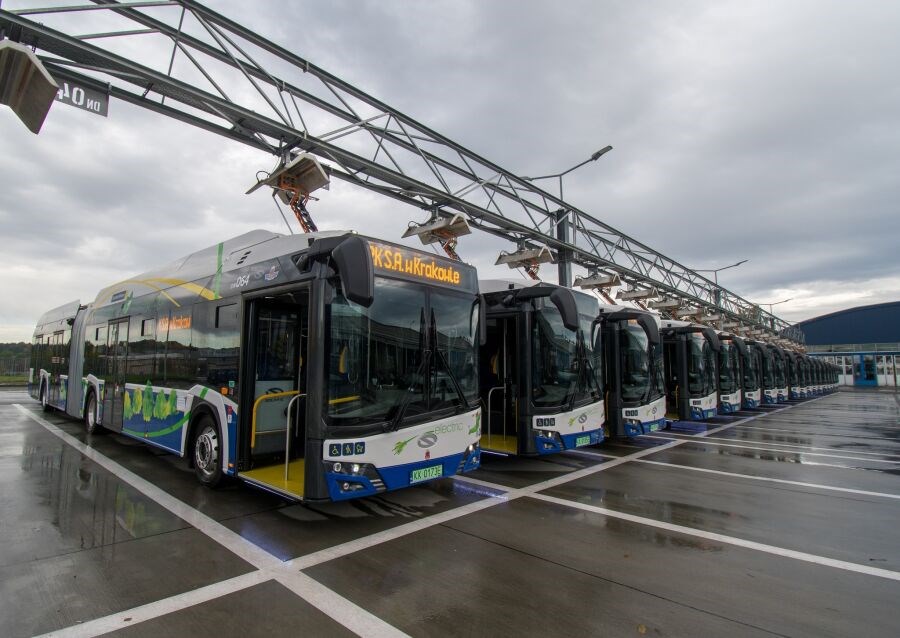Kraków posiada już 137 stacji ładowania autobusów elektrycznych