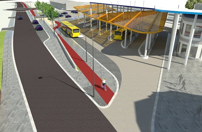 Stargard z nowym dworcem autobusowym połączonym z PKP Stargard z nowym dworcem autobusowym połączonym z PKP