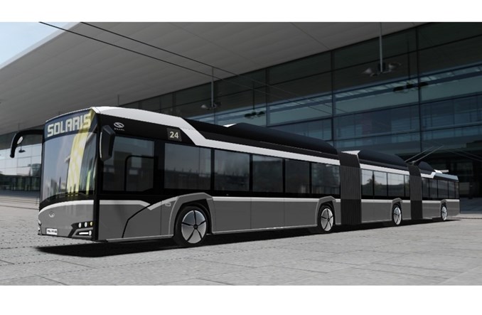 Solaris buduje dwuprzegubowy trolejbus o długości 24 metrów