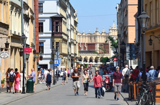 Aż 28% podróży w centrum Krakowa odbywa się pieszo