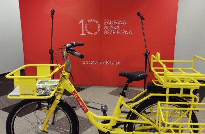 Poczta Polska testuje rowery transportowe i melexy