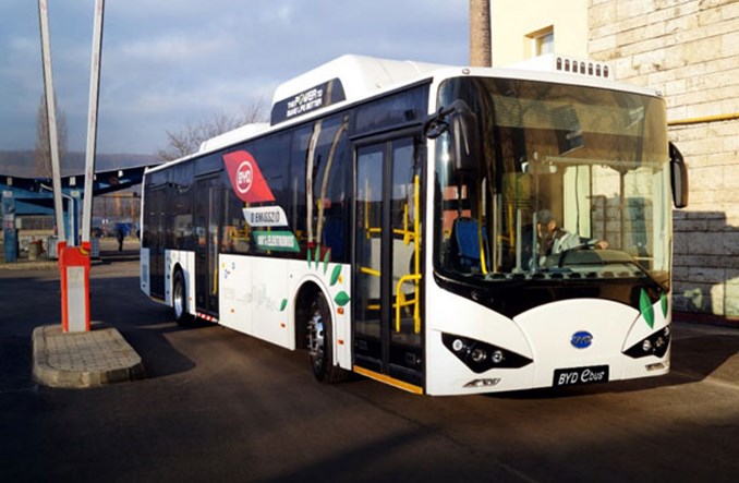 BYD dostarczył pierwszy autobus z Węgier na Węgry
