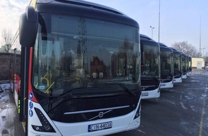 Elektryczne autobusy Volvo w Inowrocławiu 