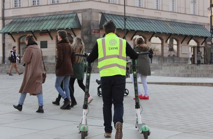 Lime uruchomił patrole hulajnogowe Lime uruchomił patrole hulajnogowe