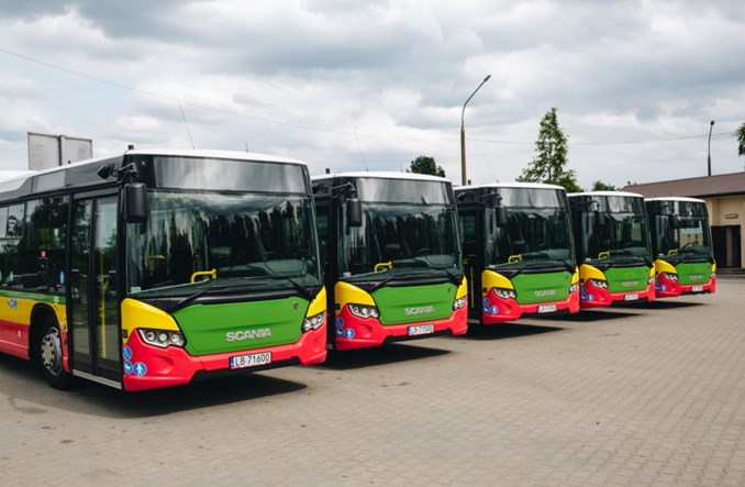Biała Podlaska otrzymała pięć autobusów na biopaliwo od Scanii