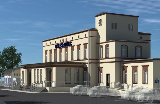 Dworzec w Bolesławcu odzyska blask. Rusza przetarg (wizualizacje)