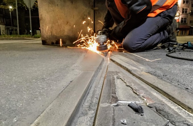 Tramwaje Szczecińskie zakończyły regenerację zwrotnic Tramwaje Szczecińskie zakończyły regenerację zwrotnic