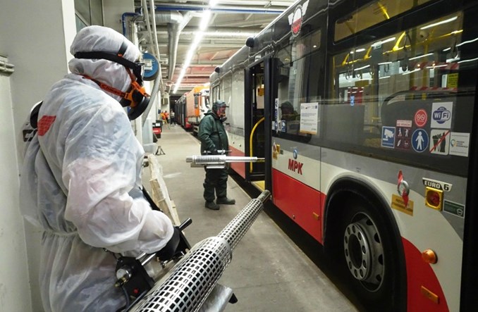 Częstochowa: Odkażanie miejskich tramwajów i autobusów Częstochowa: Odkażanie miejskich tramwajów i autobusów