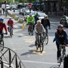 Paryski bulwar Saint-Michel opanowali cykliści