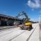 Wrocław: Tramwaj na Nowy Dwór. Torowisko na pierwszym odcinku Wrocław: Tramwaj na Nowy Dwór. Torowisko na pierwszym odcinku