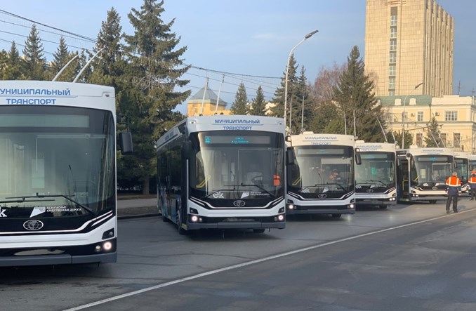 W Omsku zaprezentowano nowe trolejbusy Admirał W Omsku zaprezentowano nowe trolejbusy Admirał
