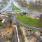 Poznań: Przebudowa ronda Rataje. Na placu budowy pierwsze płyty torowe Poznań: Przebudowa ronda Rataje. Na placu budowy pierwsze płyty torowe