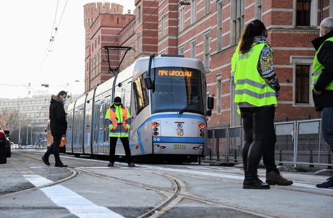 Wrocław: Remont rozjazdów na Podwalu zakończony. Wracają tramwaje Wrocław: Remont rozjazdów na Podwalu zakończony. Wracają tramwaje