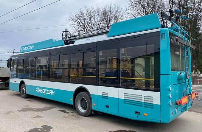 Ukraina: Sumy z nowymi trolejbusami Ukraina: Sumy z nowymi trolejbusami