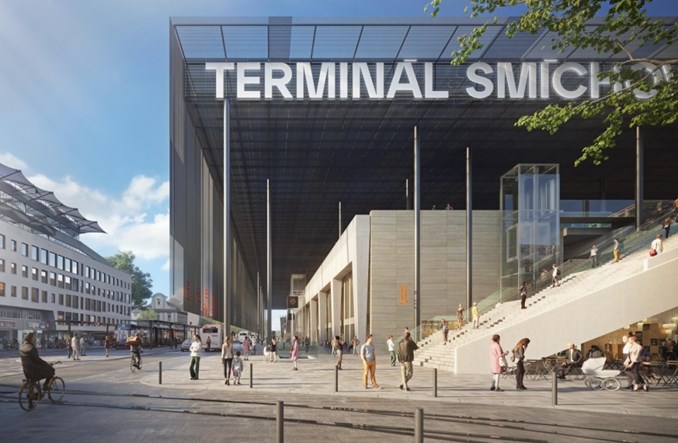 Praga: W oczekiwaniu na nowy dworzec Smíchov [wizualizacje]