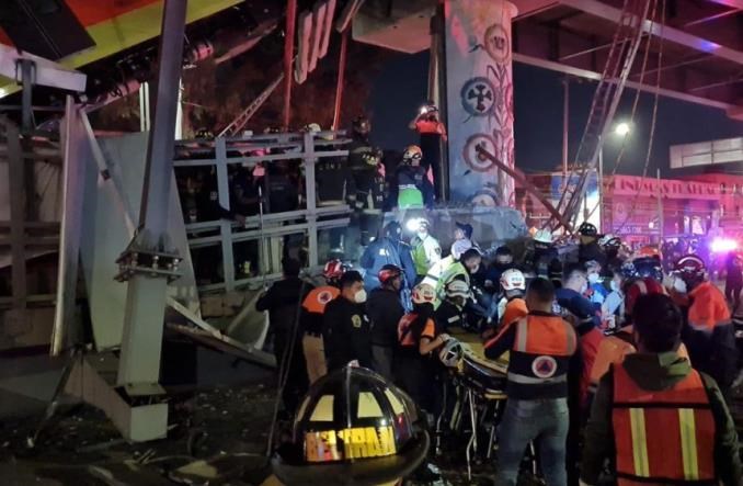 Katastrofa w Meksyku. Zawaliła się estakada metra