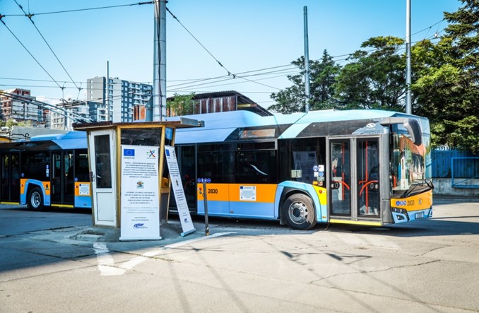 Sofia: Nowe trolejbusy Skoda-Solaris w komplecie Sofia: Nowe trolejbusy Skoda-Solaris w komplecie