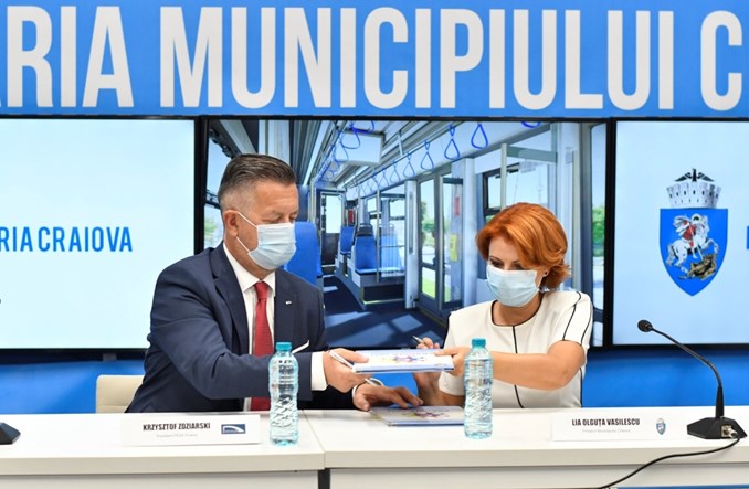 Kolejny rumuński kontrakt Pesy. Umowa na 17 tramwajów dla miasta Krajowa