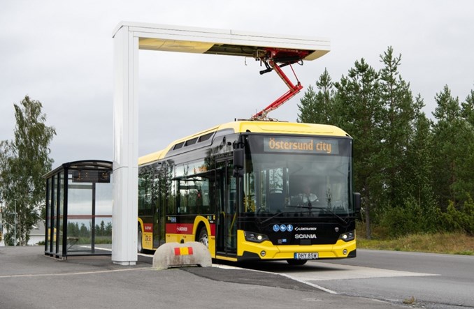Słupsk jako pierwszy w Polsce testuje elektrobus firmy Scania