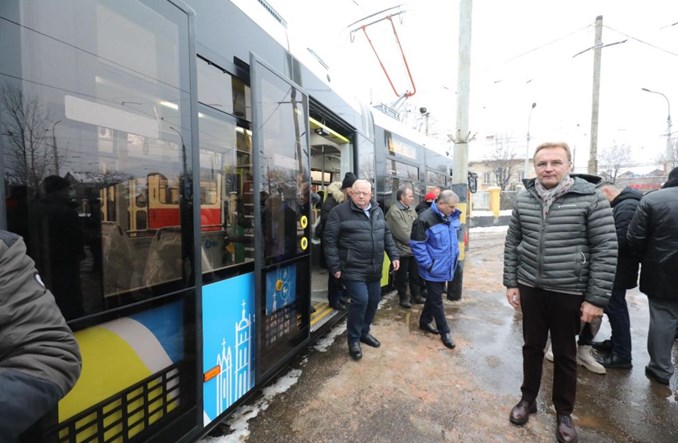 Pierwszy z nowych tramwajów już we Lwowie