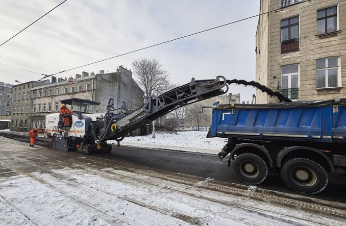 Łódź: Ruszył remont torowiska i ulicy Wojska Polskiego
