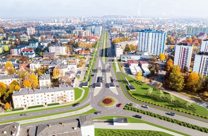 Dąbrowa Górnicza: Przebudowa trasy tramwajowej. Centrum bez kładek i przejść podziemnych