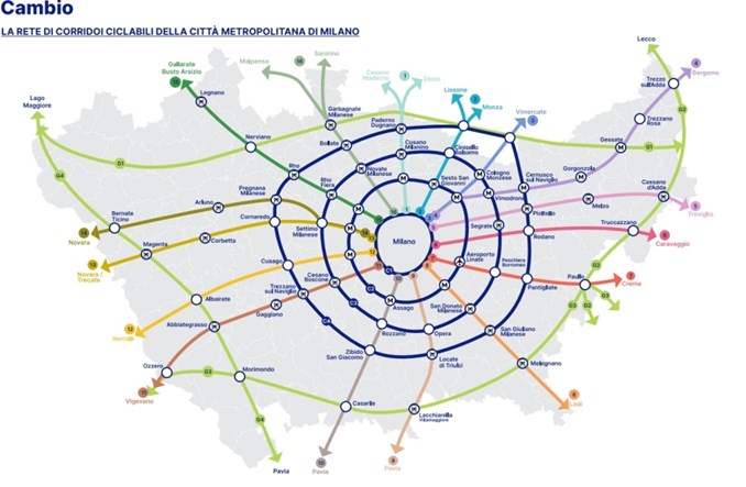 Mediolan wyda 250 mln Euro na nową sieć dróg rowerowych. Połączą miejscowości w obszarze metropolitalnym 