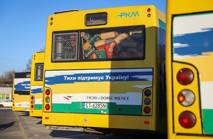 Miasta z GZM przekazały 13 miejskich autobusów dla Lwowa Miasta z GZM przekazały 13 miejskich autobusów dla Lwowa