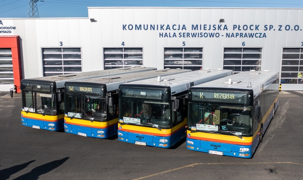 Płock przekazał 4 autobusy dla ukraińskich miast