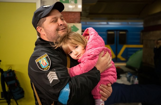 Metro w Kijowie w czasie wojny (zdjęcia) Metro w Kijowie w czasie wojny (zdjęcia)