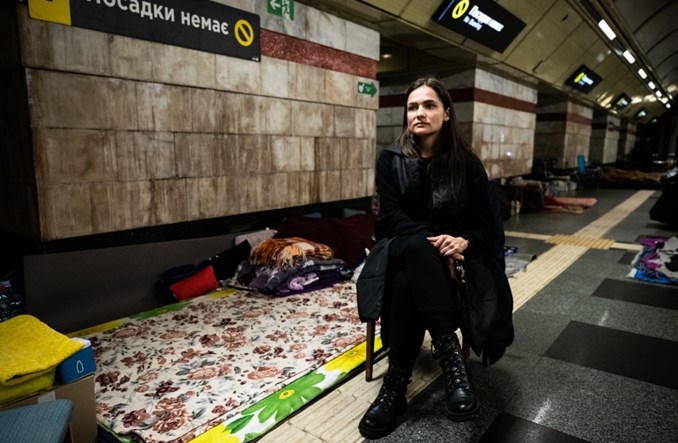 Metro w Kijowie w czasie wojny (zdjęcia) Metro w Kijowie w czasie wojny (zdjęcia)