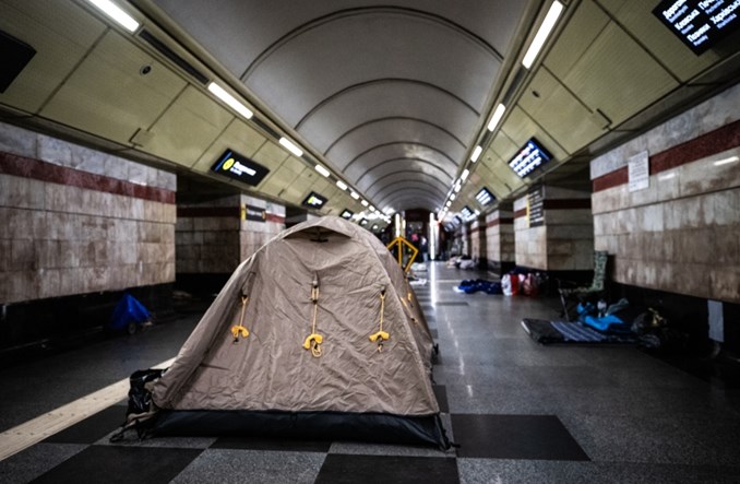 Metro w Kijowie w czasie wojny (zdjęcia) Metro w Kijowie w czasie wojny (zdjęcia)